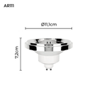 Lâmpada LED SOF AR111 12W 12° Dimerizável 127V