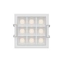 Downlight de Embutir POWERLUX 9 LEDs 12W 2700K