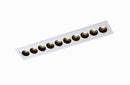 Downlight de Embutir POWERUS 10 LEDs Branco e Preto - Nordecor