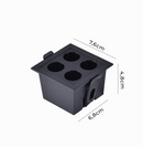 Downlight de Embutir POWERUS 4 LEDs Branco e Preto - Nordecor