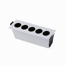 Downlight de Embutir POWERUS 5 LEDs Branco e Preto - Nordecor