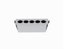 Downlight de Embutir POWERUS 5 LEDs Branco e Preto - Nordecor