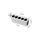 Downlight de Embutir POWERUS 5 LEDs Branco e Preto - Nordecor
