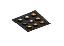 Downlight de Embutir POWERUS 9 LEDs Branco e Preto - Nordecor