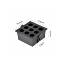 Downlight de Embutir POWERUS 9 LEDs Branco e Preto - Nordecor