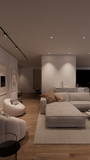 Downlight de Embutir POWERUS 9 LEDs Branco e Preto - Ambientado - Nordecor