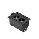 Downlight de Embutir POWERUS DIR 2 LEDs Branco e Preto - Nordecor