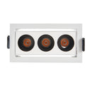 Downlight de Embutir POWERUS DIR 3 LEDs Branco e Preto - Nordecor