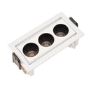 Downlight de Embutir POWERUS DIR 3 LEDs Branco e Preto - Nordecor