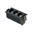 Downlight de Embutir POWERUS DIR 3 LEDs Branco e Preto - Nordecor