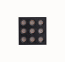 Downlight de Sobrepor POWERUS 9 LEDs Branco e Preto - Nordecor