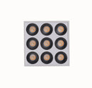 Downlight de Sobrepor POWERUS 9 LEDs Branco e Preto - Nordecor