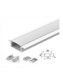 Perfil de Embutir 7x25mm - Nordecor