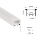 Perfil de Embutir BRISE - Nordecor