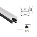 Perfil de Sobrepor VETRO - Nordecor