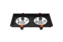 Spot de Embutir Quadrado Duplo LOYO para AR111 - Nordecor