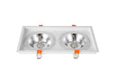 Spot de Embutir Quadrado Duplo LOYO para AR111 - Nordecor