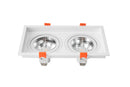 Spot de Embutir Quadrado Duplo LOYO para AR70 - Nordecor