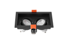 Spot de Embutir Quadrado Duplo LOYO para MR11