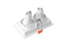 Spot de Embutir Quadrado Duplo LOYO para MR11 - Nordecor