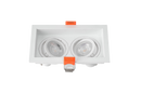 Spot de Embutir Quadrado Duplo LOYO para MR11 - Nordecor