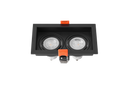 Spot de Embutir Quadrado Duplo LOYO para MR11 - Nordecor