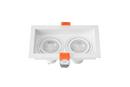 Spot de Embutir Quadrado Duplo LOYO para MR11