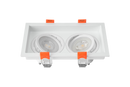 Spot de Embutir Quadrado Duplo LOYO para MR16 - Nordecor