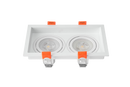Spot de Embutir Quadrado Duplo LOYO para MR16 - Nordecor