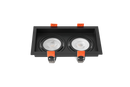 Spot de Embutir Quadrado Duplo LOYO para MR16 - Nordecor