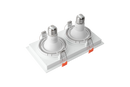 Spot de Embutir Quadrado Duplo LOYO para PAR20 - Nordecor