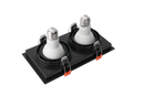 Spot de Embutir Quadrado Duplo LOYO para PAR20 - Nordecor