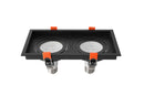 Spot de Embutir Quadrado Duplo LOYO para PAR20 - Nordecor